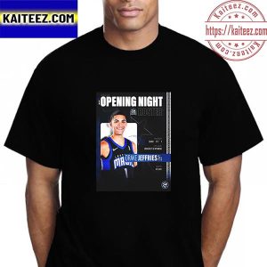 2022 2023 Opening Night Roster No1 Drake Jeffries Lakeland Magic Vintage T-Shirt