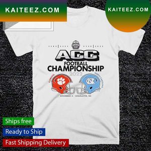 2022 ACC Football Championship Game Day Clemson vs North Carolina T-shirt