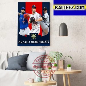 2022 AL CY Young Award Finalists Art Decor Poster Canvas
