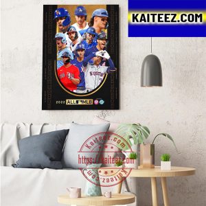 2022 All MLB Shortstop Art Decor Poster Canvas