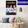 2022 NL Manager Of The Year Finalists Art Decor Poster Canvas