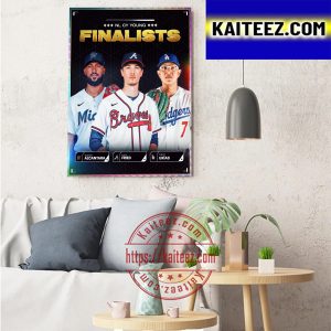 2022 NL CY Young Award Finalists Art Decor Poster Canvas
