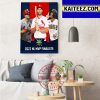 2022 NL Manager Of The Year Finalists Art Decor Poster Canvas