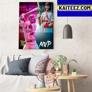 2022 National League MVP Winner Is Paul Goldschmidt St Louis Cardinals Art Decor Poster Canvas