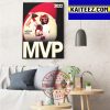 Aaron Judge 2022 American League Most Valuable Player Art Decor Poster Canvas