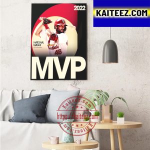 2022 National League MVP Winner Is Paul Goldschmidt St Louis Cardinals MLB Art Decor Poster Canvas