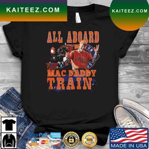 2022 Official Houston Astros Mattress Mack all aboard Mac Daddy Train T-shirt