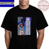 2022 Postseason HR Leaderboard MLB Vintage T-Shirt