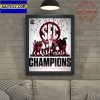 2022 SEC Tournament Champions Are Gamecock Women Soccer Art Decor Poster Canvas