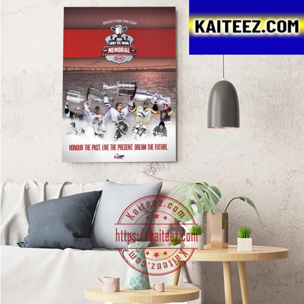 2024 Sault Ste Marie Coupe Memorial Cup Art Decor Poster Canvas