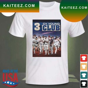 3+ cy young club T-shirt