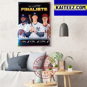 AL MVP Finalists 2022 Art Decor Poster Canvas