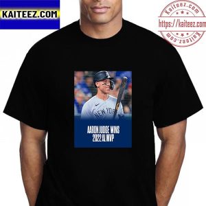 Aaron Judge Wins 2022 AL MVP Vintage T-Shirt