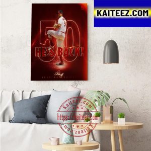 Adam Wainwright Return With St Louis Cardinals MLB Art Decor Poster Canvas
