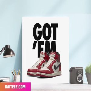 Air Jordan 1 Retro High OG Lost And Found Poster
