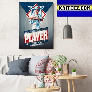 Albert Pujols 2022 NL Comeback Player Of The Year St Louis Cardinals MLB Art Decor Poster Canvas