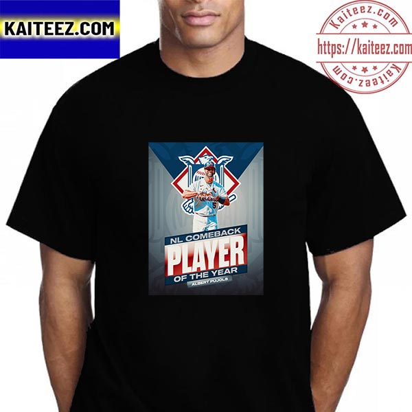 Albert Pujols St Louis Cardinals Comeback Player Of The Year Style T-Shirt  - REVER LAVIE