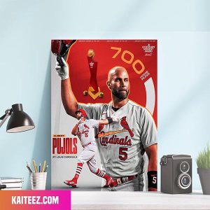 Albert Pujols’ 700th Home Run Earned Him The Legendary Moment Award Poster