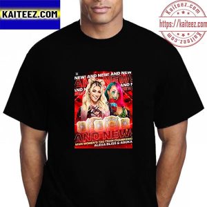 Alexa Bliss And Asuka And New WWE Women Tag Team Champions Vintage T-Shirt
