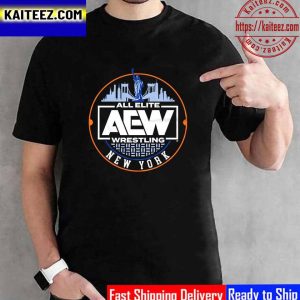 All Elite Wrestling AEW New York Event Exclusive Vintage T-Shirt