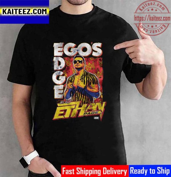 All Elite Wrestling Ethan Page Ego Edge Vintage T-Shirt