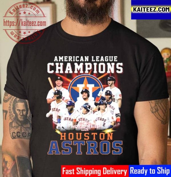 American League Champions 2022 World Series Bound Houston Astros Vintage T-Shirt