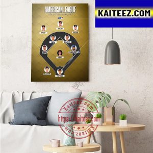 American League Gold Glove Winners 2022 Art Decor Poster Canvas