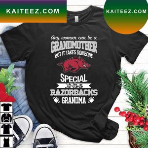 Any Man Can Be A Grandfather But It Takes Someone Special To Be A Arkansas Razorbacks Grandpa T-Shirt