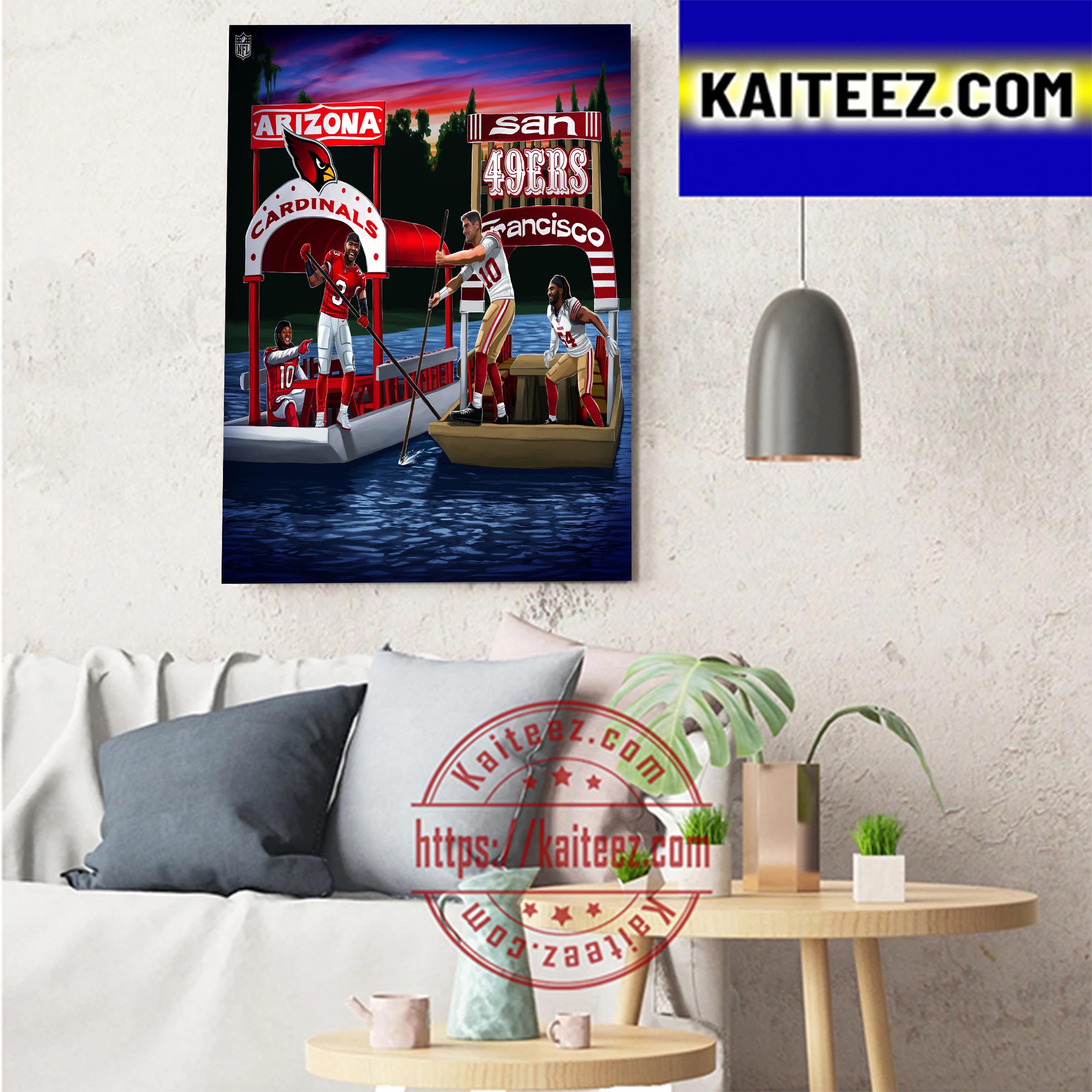 San Francisco 49ers Vs Arizona Cardinals On MNF NFL Mexico Game Home Decor  Poster Canvas - REVER LAVIE