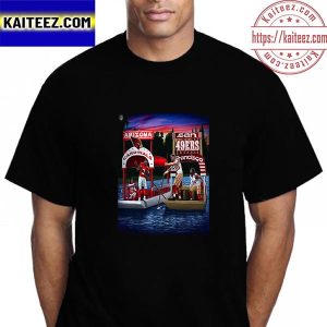 Arizona Cardinals Vs San Francisco 49ers On Monday Night Football NFL Mexico Game Vintage T-Shirt