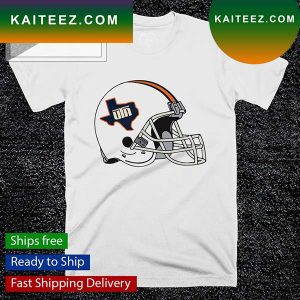 Arlington Texas Uta helmet T-shirt