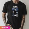 Artemis Emblem Vintage Texture NASA Program Moon Exploration Fan Gifts T-Shirt