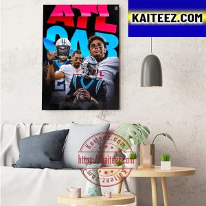 Atlanta Falcons Vs Carolina Panthers NFL Week 10 Art Decor Poster Canvas
