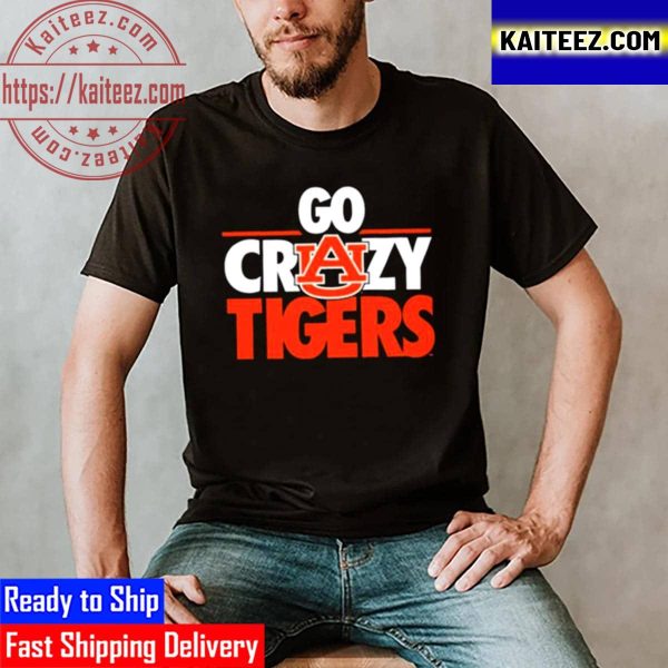 Auburn Tigers Go Crazy Tigers Vintage T-Shirt