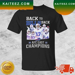 Back To Back Buffalo Bills 2022 AFC East Champions T-shirt