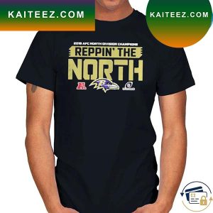 Baltimore Ravens 2018 AFC north division champions reppin the North T-shirt