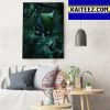 Black Panther Wakanda Forever Fan Poster In Memory Of Chadwick Boseman Art Decor Poster Canvas