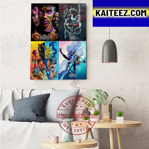 Black Panther Wakanda Forever New Incredible Official Arts Art Decor Poster Canvas