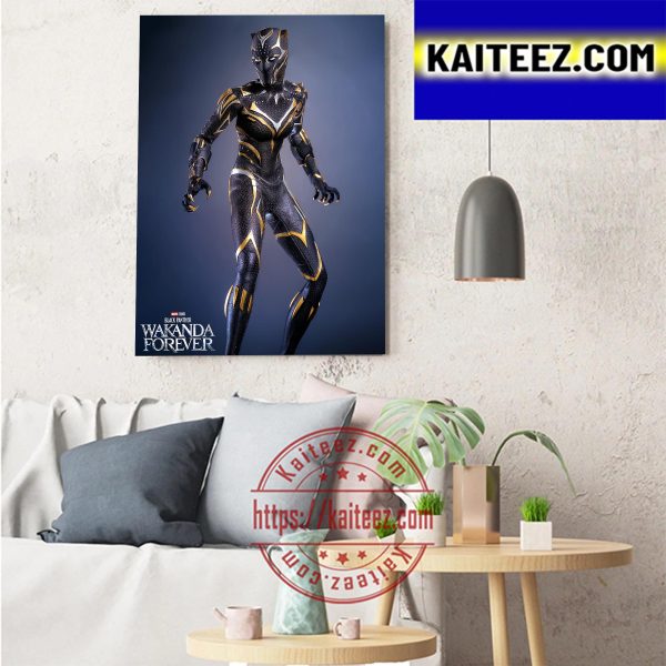 Black Panther Wakanda Forever Of Marvel Studios Art Decor Poster Canvas