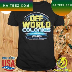 Blade Runner Shimata Dominguez Off World Colonies Distressed T-Shirt