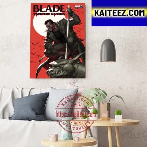 Blade Vampire Nation Marvel Art Decor Poster Canvas