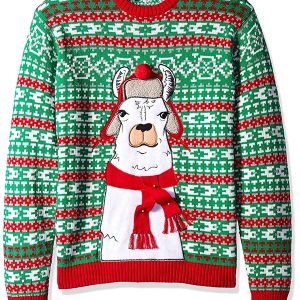 Blizzard Bay Men Llama Ugly Christmas Sweater
