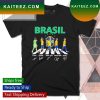Brasil Flag Brazilian Soccer T-shirt