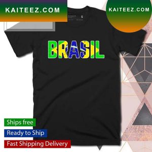 Brasil Flag Brazilian Soccer T-shirt