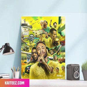 Brazil Team Their FIFA World Cup Journey Is About To Begin 2022 Poster