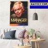 Buck Showalter NL Manager Of The Year New York Mets Art Decor Poster Canvas