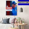 Buck Showalter Wins NL Manager Of The Year Art Decor Poster Canvas