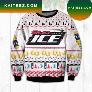 Bud Ice Lager Beer Ugly Sweater