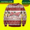 Busch Beer  Knitted Ugly Christmas Sweater