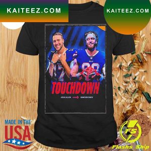 Buffalo Bills Josh Allen Dawson Knox Touch Down Favorite Combo Style Poster T-Shirt